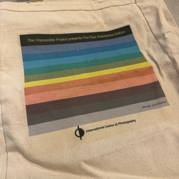 BN Polaroid Rainbow Canvas Tote Bag (thick fabric) - Picture 2 of 2